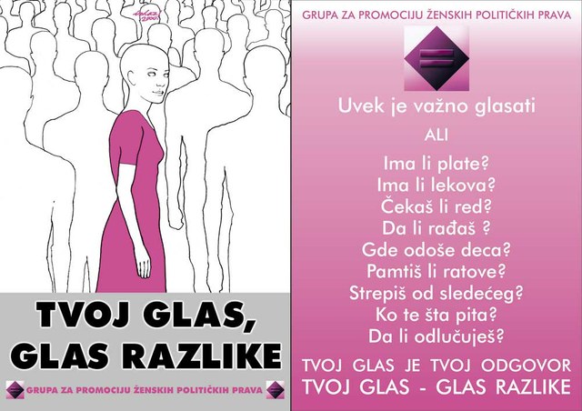 Letak "Glas razlike"