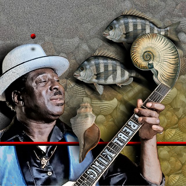 Albert King - slika Zorana Mujbegovica