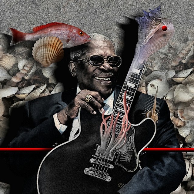B. B. King - slika Zorana Mujbegovica