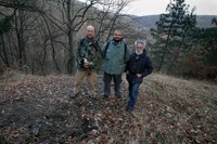 Deo ekipe filma ArheologIja: Metalla Tricornensia na Kosmaju - snimio Časlav Petrović