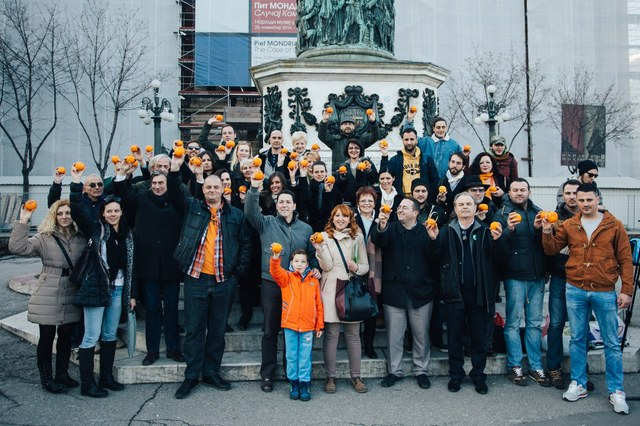 Global Divestment Day Serbia oranges by Filip Andrejević
