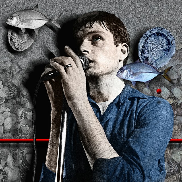 Ian Curtis of Joy Division - slika Zorana Mujbegovica