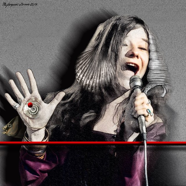 Janis Joplin slika Zorana Mujbegovica