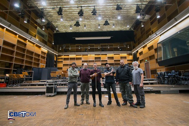 Ekipa "Šta hoćeš" na snimanju serije Svetski sa maestrom Stankom Madićem u Minhenu